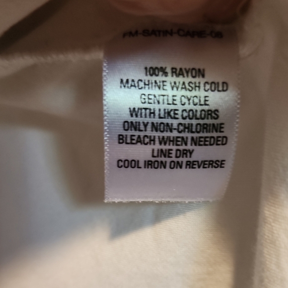 Indigo White Bell Sleeve Tunic with Tie Front - Picture 5 of 8